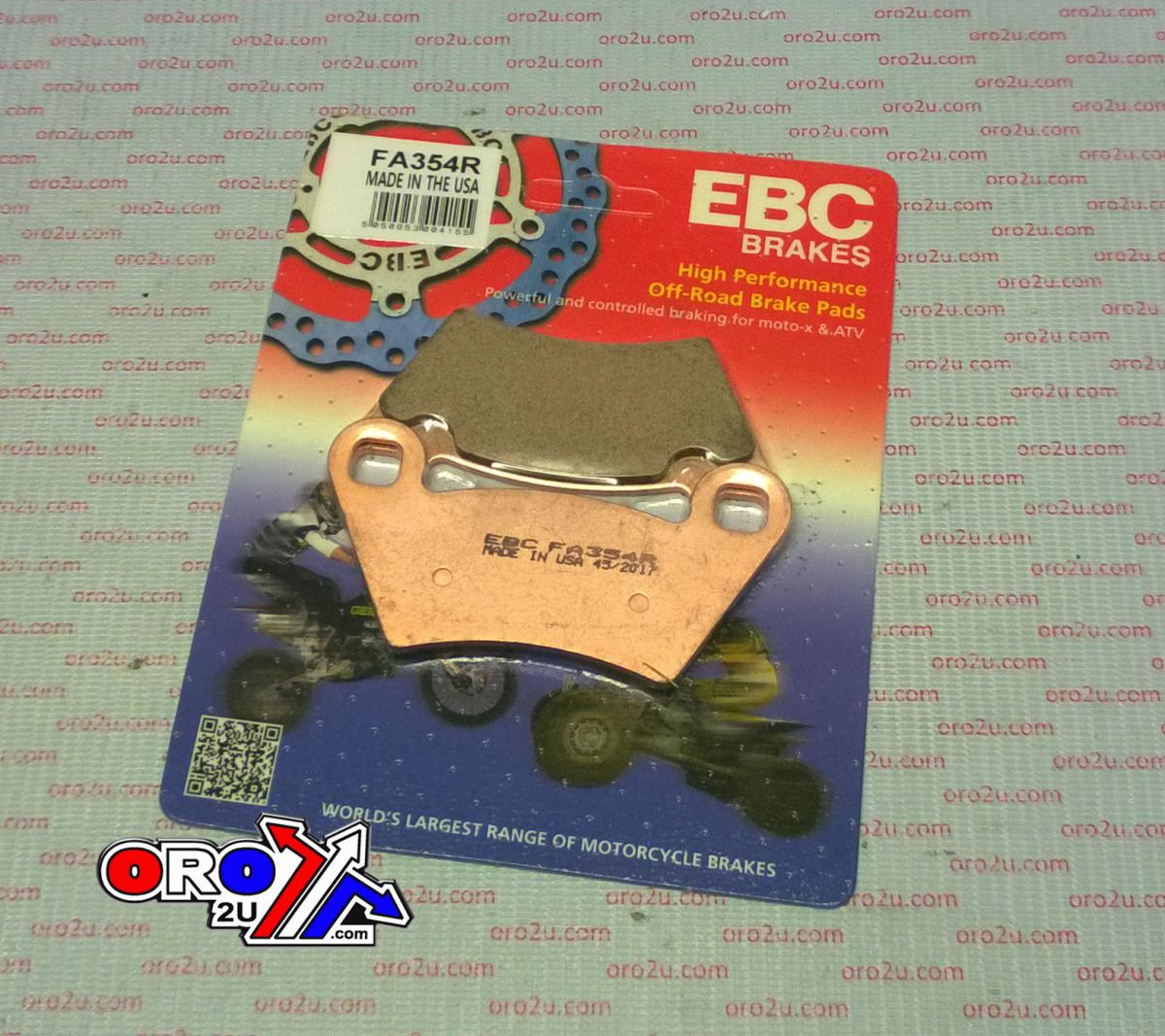 BRAKE PADS SINTERED FA354R EBC, POLARIS 1910514, 2202413, 39-354 thumbnail 2