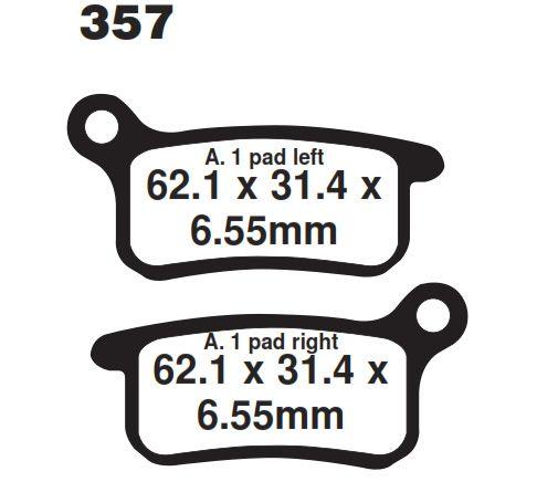 BRAKE PADS SINTERED DP BRAKES, DP923 Premium thumbnail 2