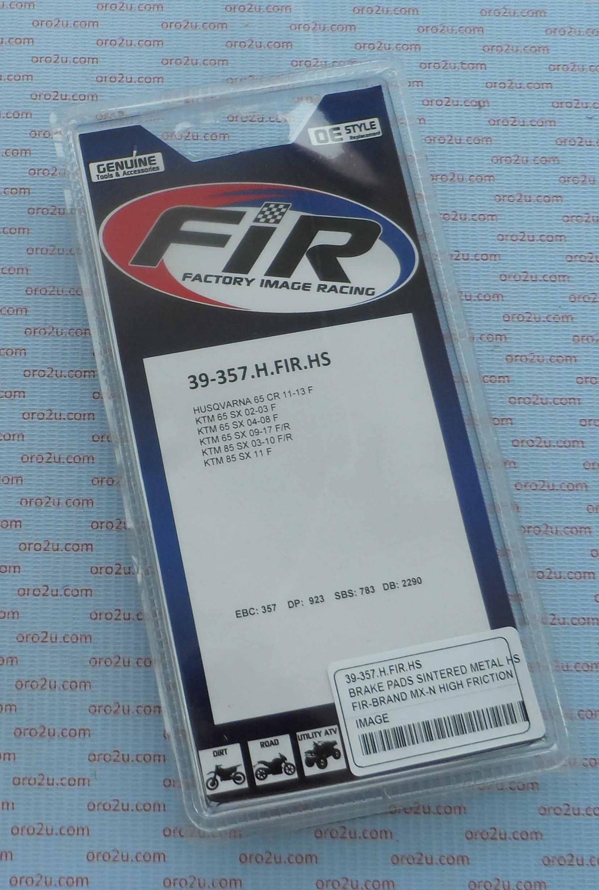 BRAKE PADS SINTERED METAL HS, MX-N HIGH FRICTION thumbnail 4