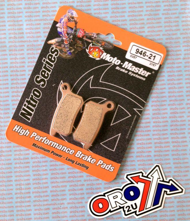 BRAKE PADS SINTERED NITRO, MOTO-MASTER 094621, 39-357 thumbnail 2
