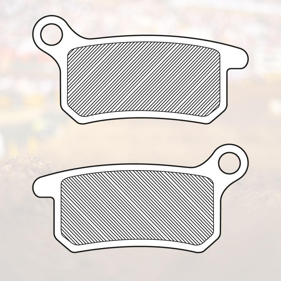 BRAKE PADS SINTERED RC-1, RENTHAL BP-112, 41-923.H.REN, 39-357 DP112 thumbnail 2