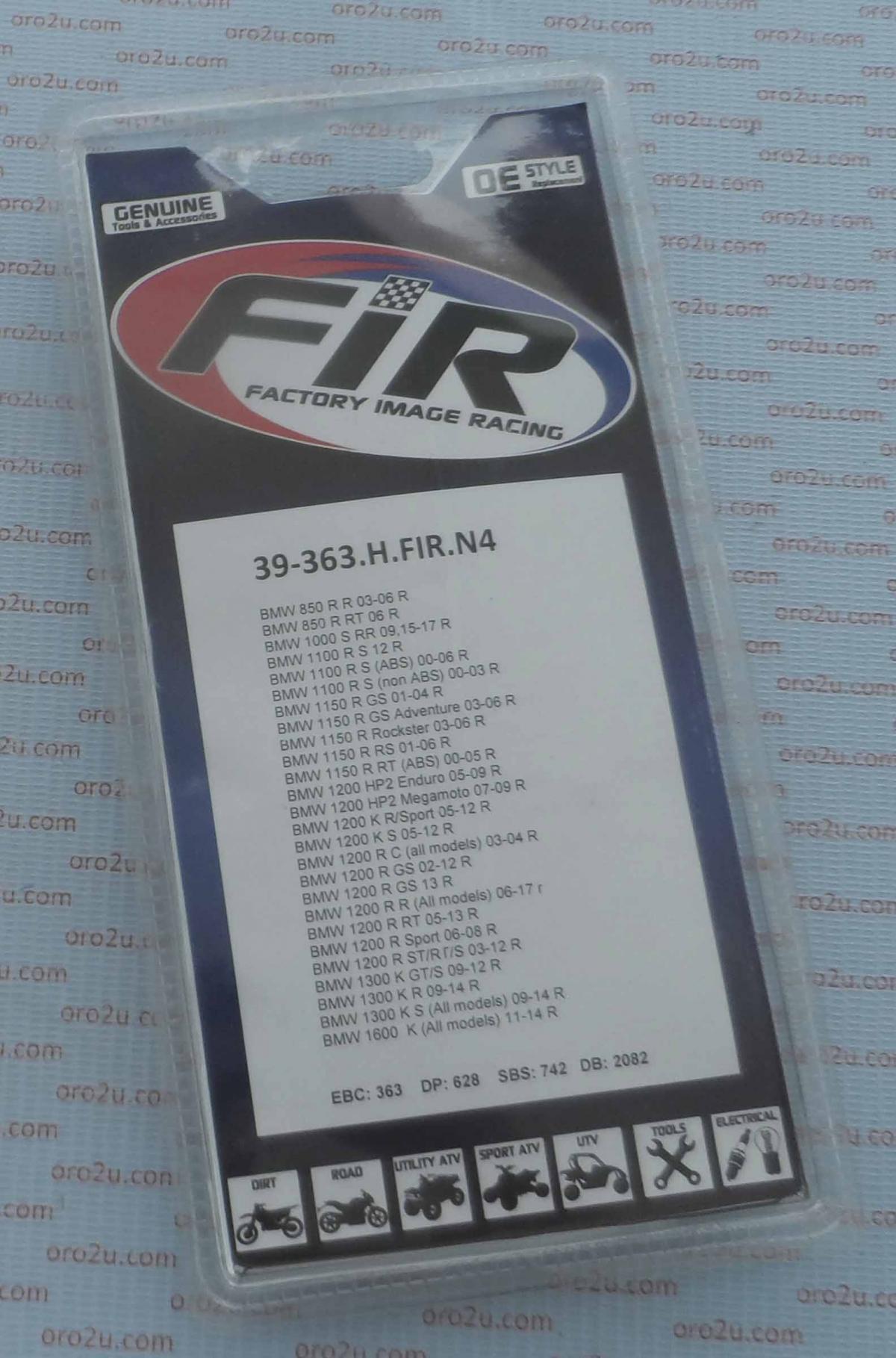 BRAKE PADS SINTERED METAL N4, RD-N4 DB2082 thumbnail 4