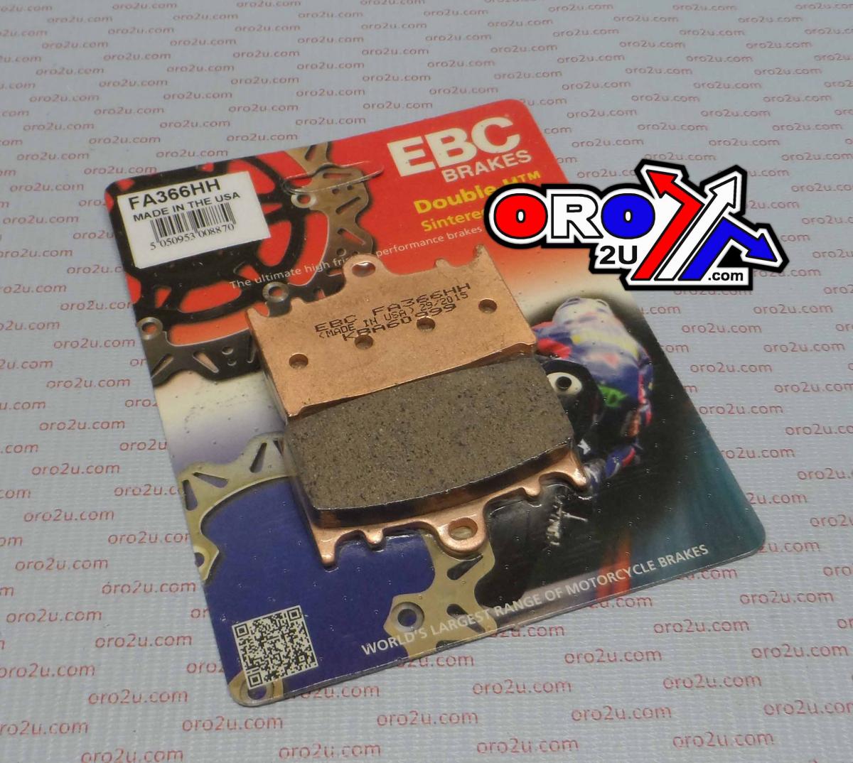 BRAKE PADS DISC SUZ SINTERED, EBC FA366HH thumbnail 2