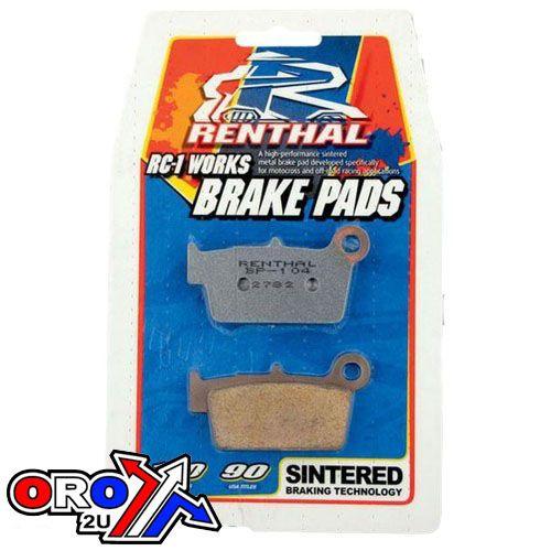 BRAKE PADS SINTERED RC-1, RENTHAL BP-104, BP104 WORKS, 39-367, 41-940.H.REN image 1