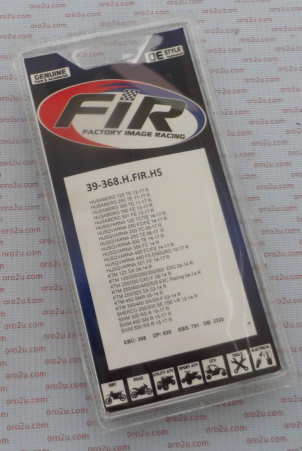 BRAKE PADS SINTERED METAL HS, MX-N HIGH FRICTION thumbnail 3