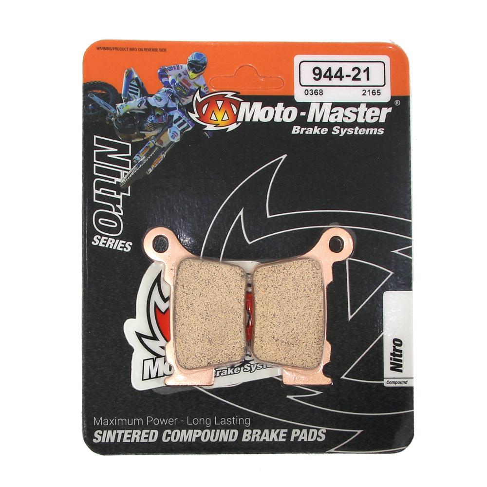 BRAKE PADS SINTERED NITRO, MOTO-MASTER 094421, 39-368 image 1