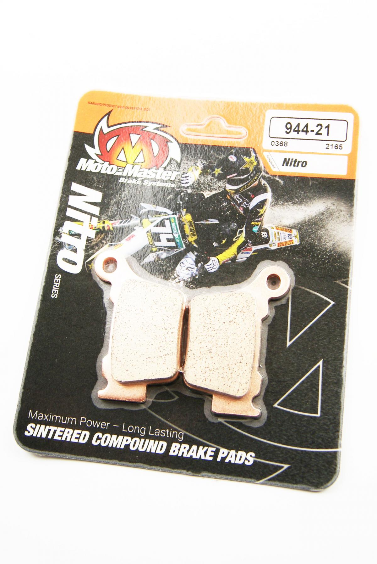 BRAKE PADS SINTERED NITRO, MOTO-MASTER 094421, 39-368 thumbnail 2