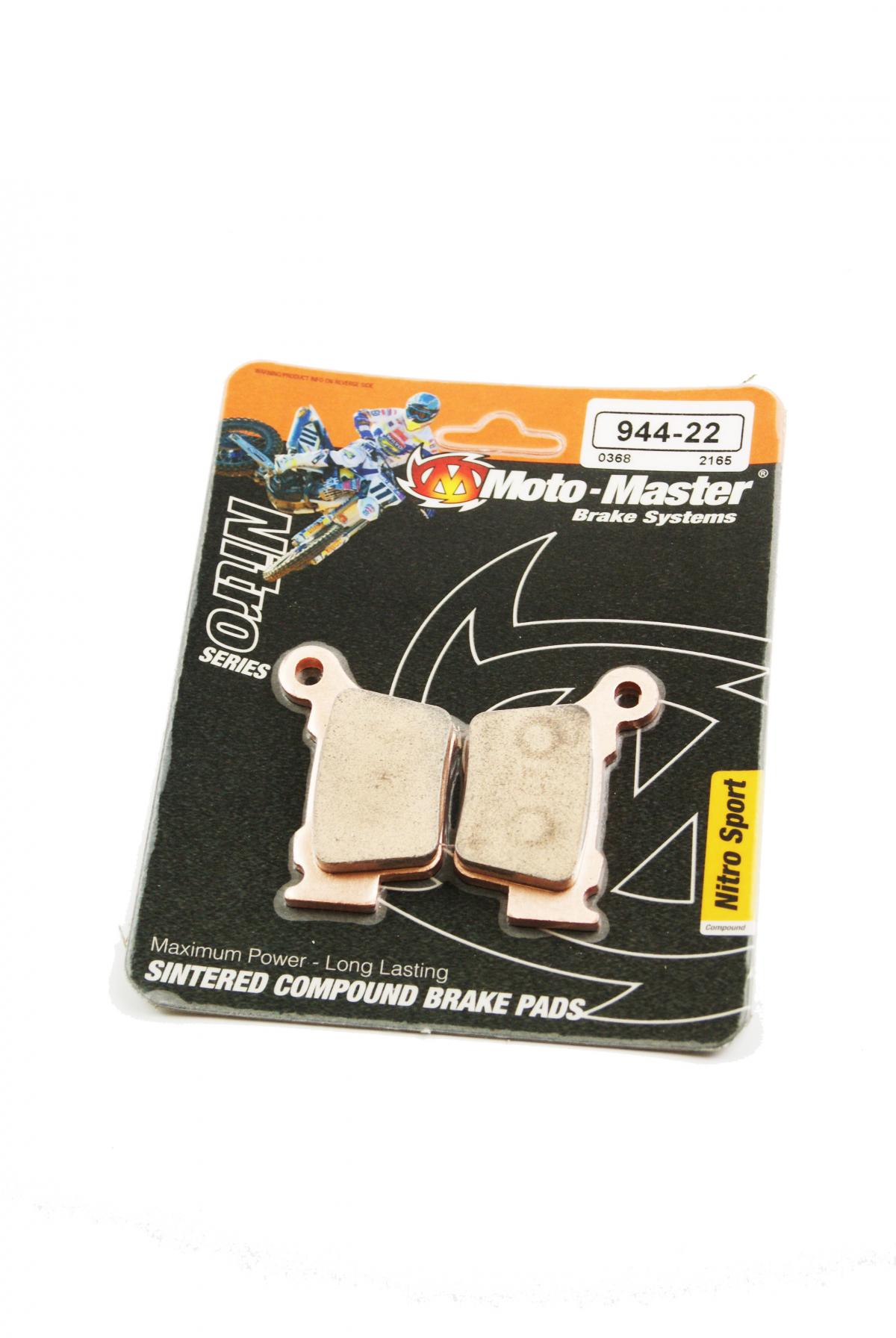 BRAKE PADS SINTERED NITRO RACE, MOTO-MASTER 094422, 39-368 thumbnail 2