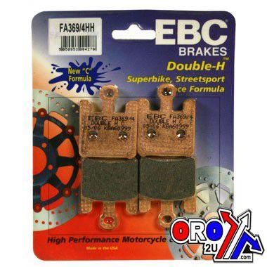 BRAKE PADS SINTERED METAL HH, EBC FA369/4HH SET/4 PCS thumbnail 5