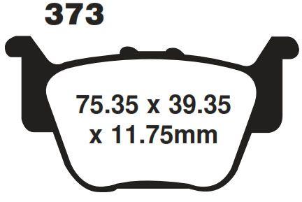 BRAKE PADS FA373TT EBC thumbnail 3