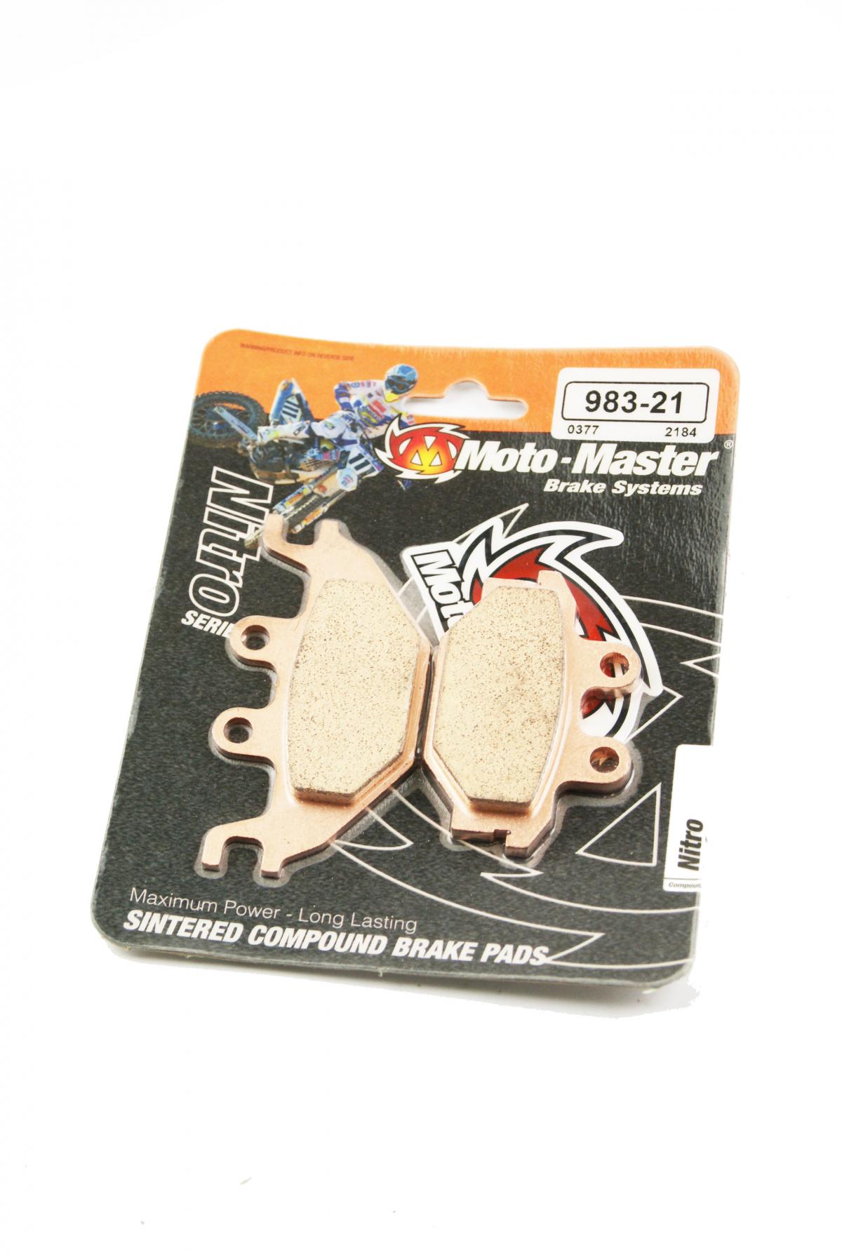 BRAKE PADS SINTERED NITRO, MOTO-MASTER 098321, 39-377 image 1