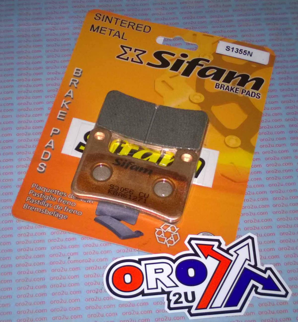 BRAKE PADS DISC SINTERED METAL, SIFAM S1355N (FA379HH) thumbnail 2