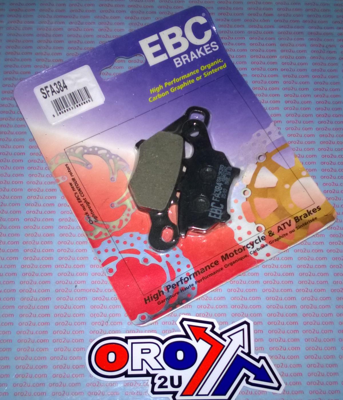 BRAKE PADS STD SCOOTER ORGANIC, EBC SFA384 image 1