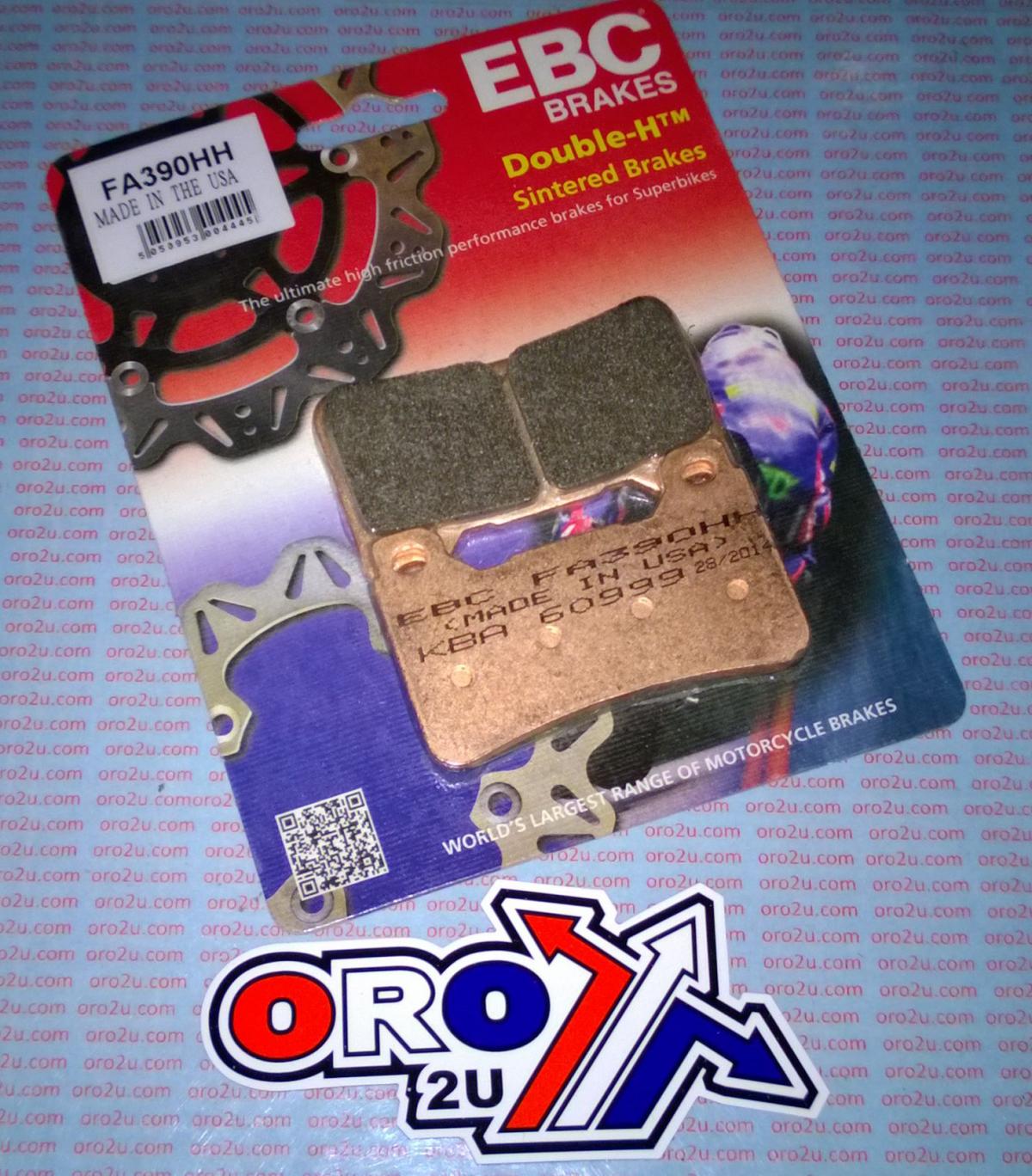BRAKE PADS SINTERED METAL EBC, EBC FA390HH, 39-390 thumbnail 6