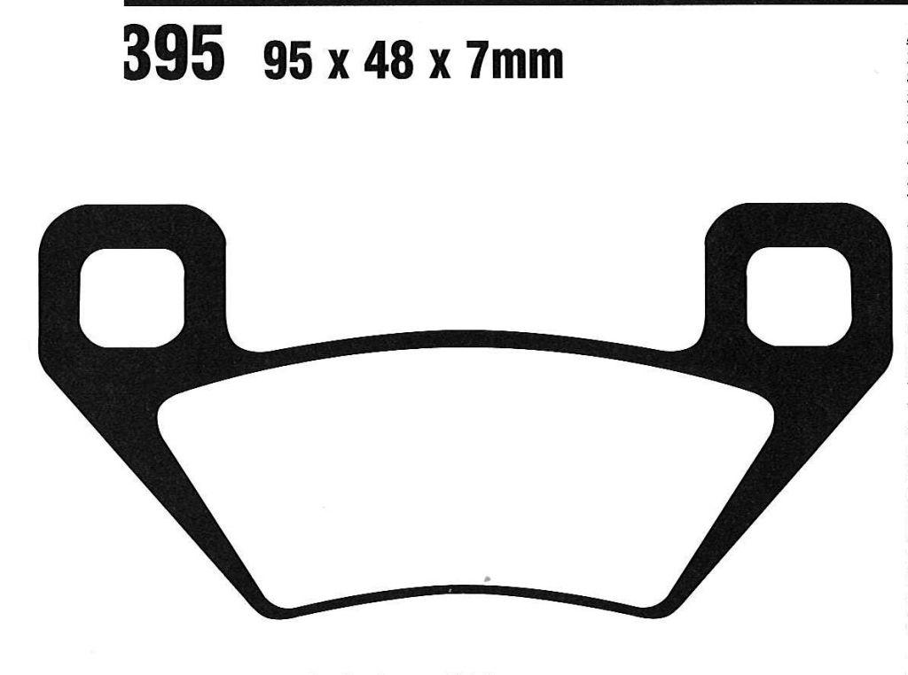 BRAKE PADS MOTO-MASTER, SEMI-METALLIC STD 097211 thumbnail 2
