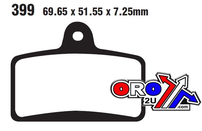 BRAKE PADS FA399 EBC, EBC FA399 thumbnail 3