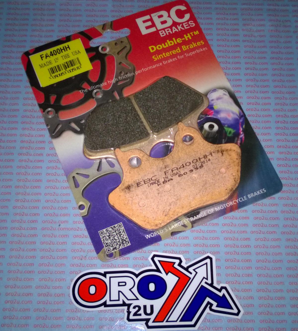 BRAKE PADS SINTERED METAL, EBC FA400HH HARLEY DAVIDSON thumbnail 7
