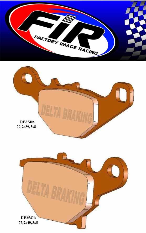 BRAKE PADS SINTERED METAL HF, CPRO HIGH FRICTION, DB2540-CPRO thumbnail 2
