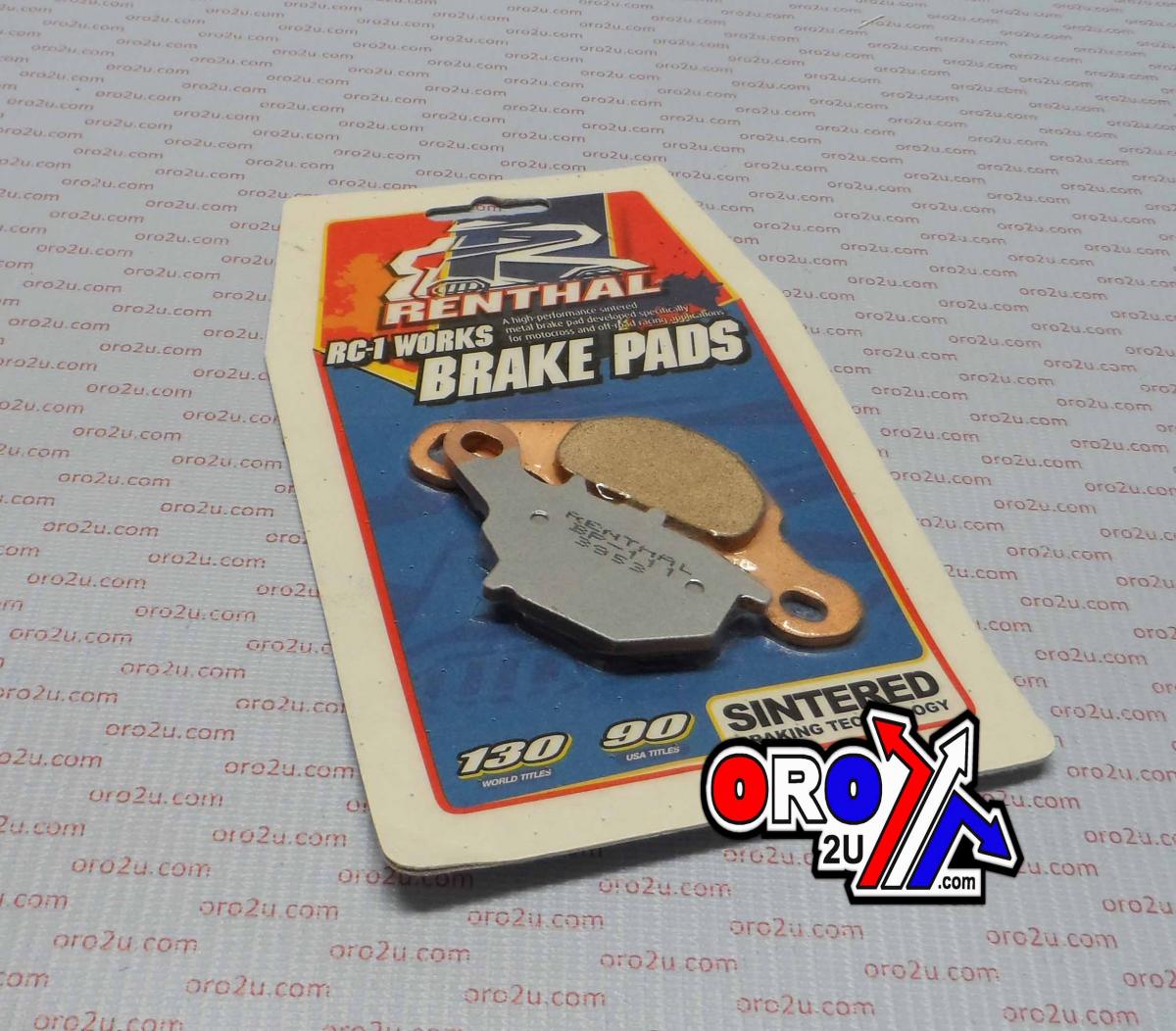 BRAKE PADS SINTERED RC-1, RENTHAL BP-111, BP111 WORKS, 39-401, 41-953.H.REN thumbnail 2