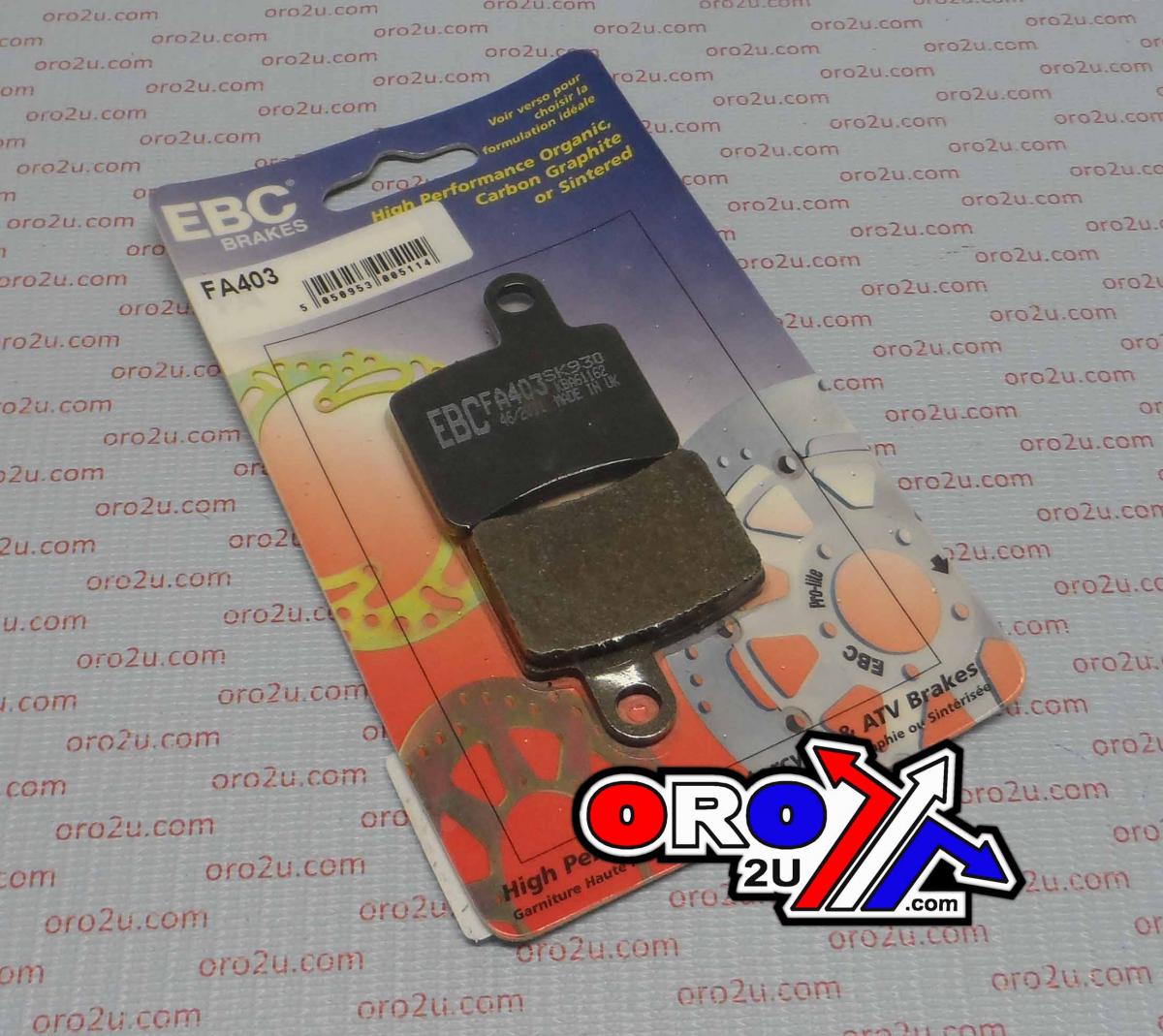 BRAKE PADS STD FA403 EBC, BETA DIRT, TRIALS image 1