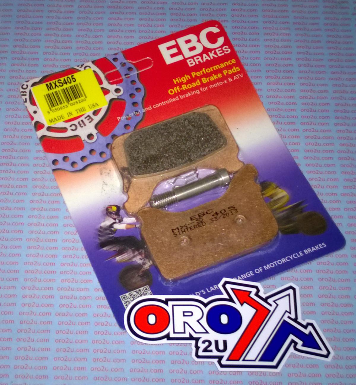 BRAKE PADS SINTERED METAL, EBC MXS405, KTM HUSABERG thumbnail 2