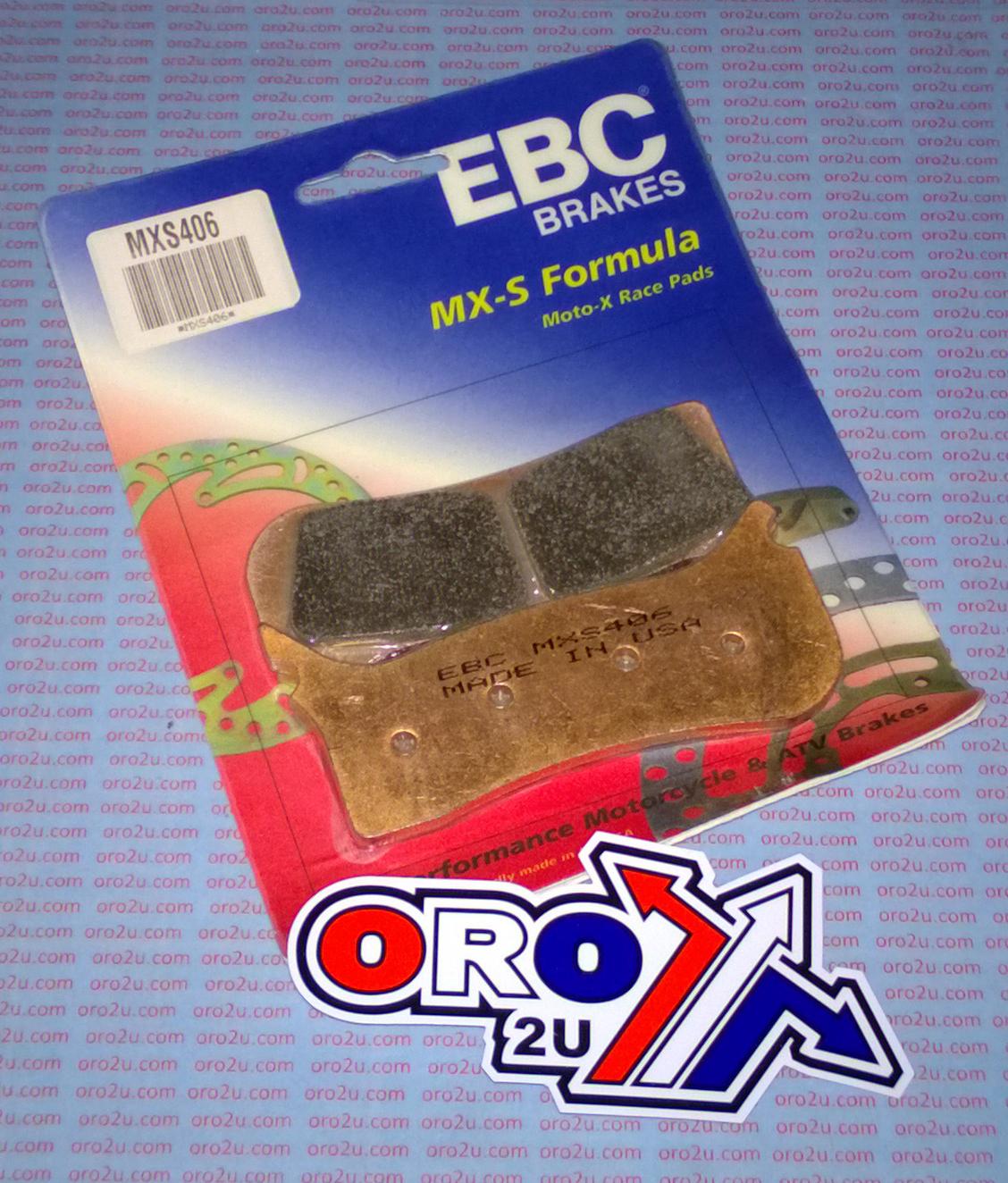BRAKE PADS SINTERED METAL, EBC MXS406, KTM HUSABERG thumbnail 2