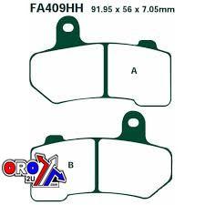 BRAKE PADS SINTERED METAL, EBC FA409HH HARLEY DAVIDSON thumbnail 6