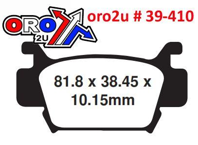BRAKE PADS STD FA410TT EBC thumbnail 2