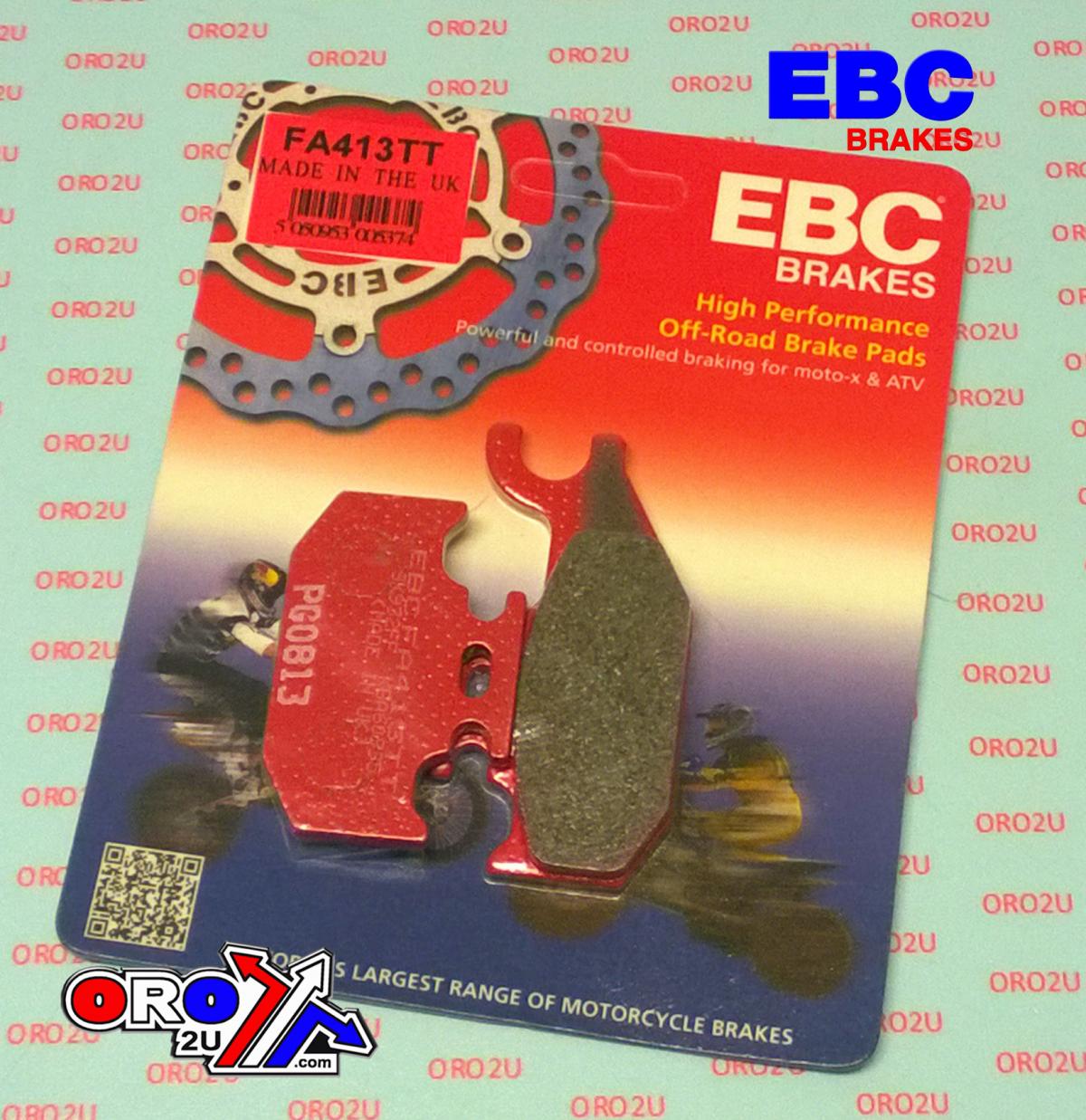 BRAKE PADS STD FA413TT EBC, FRONT LEFT HAND SIDE thumbnail 2
