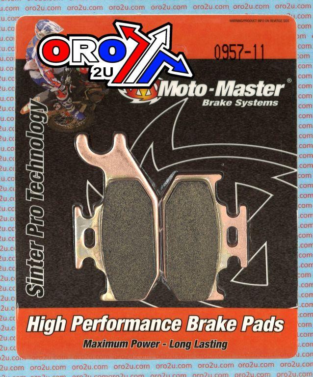 BRAKE PADS STD MOTO-MASTER, SEMI-METALLIC STD 095711 LH thumbnail 2