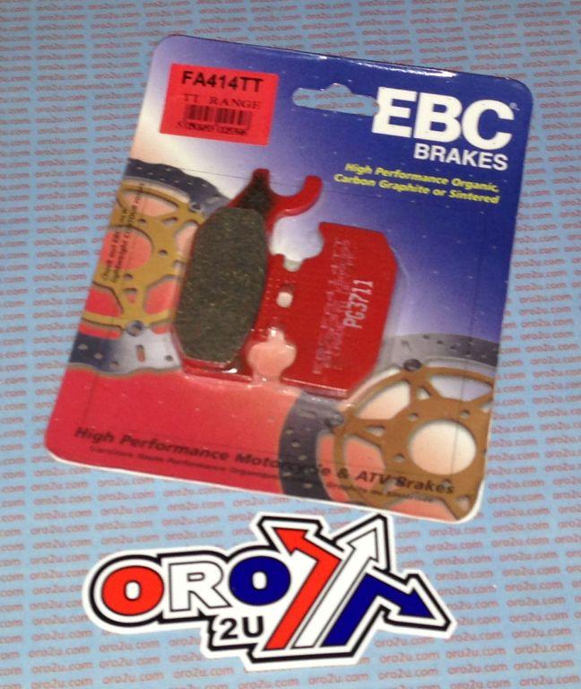 BRAKE PADS STD FA414TT EBC, FRONT RIGHT HAND SIDE image 1