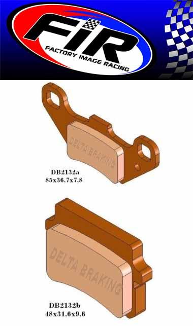 BRAKE PADS SINTERED METAL HD, QD-D EXTREME ATV, DB2132 QD-D, BP198DDDD thumbnail 2
