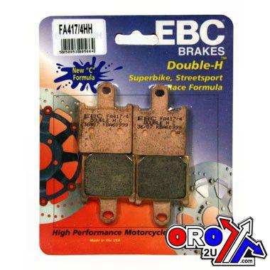 BRAKE PADS SINTERED METAL 4pcs, EBC FA417/4HH (VD444) thumbnail 2