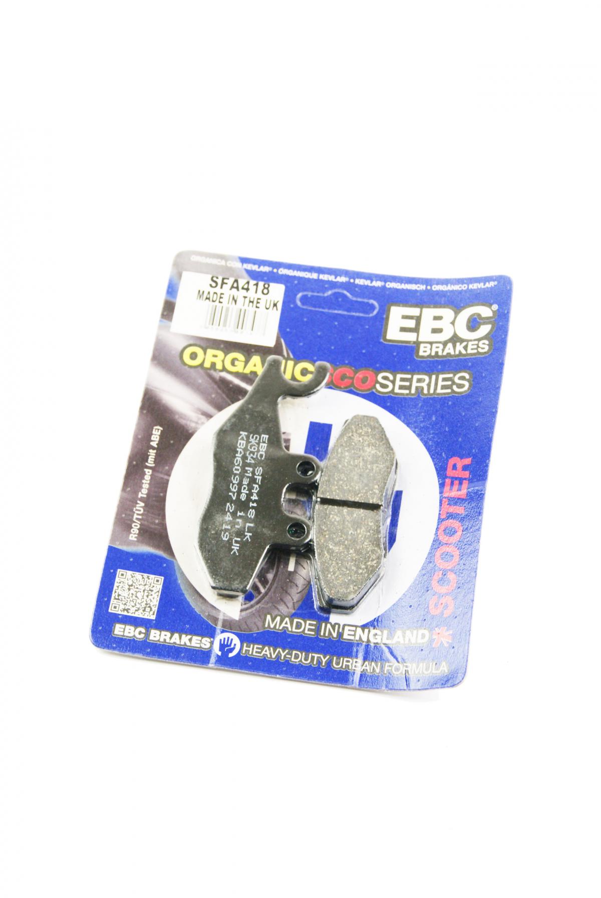 BRAKE PADS STD SCOOTER ORGANIC, EBC SFA418 image 1
