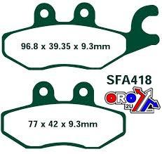 BRAKE PADS STD SCOOTER ORGANIC, EBC SFA418 thumbnail 3