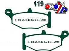 BRAKE PADS SINTERED METAL GSXR SUZUKI REAR thumbnail 2
