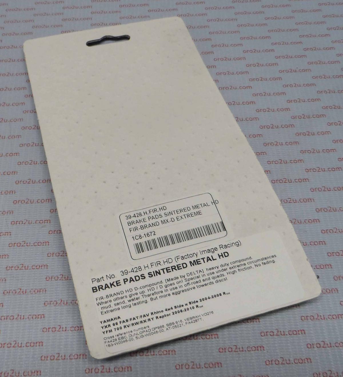 BRAKE PADS SINTERED METAL HD, MX-D EXTREME, DB2162-D, BP231DDDD thumbnail 4