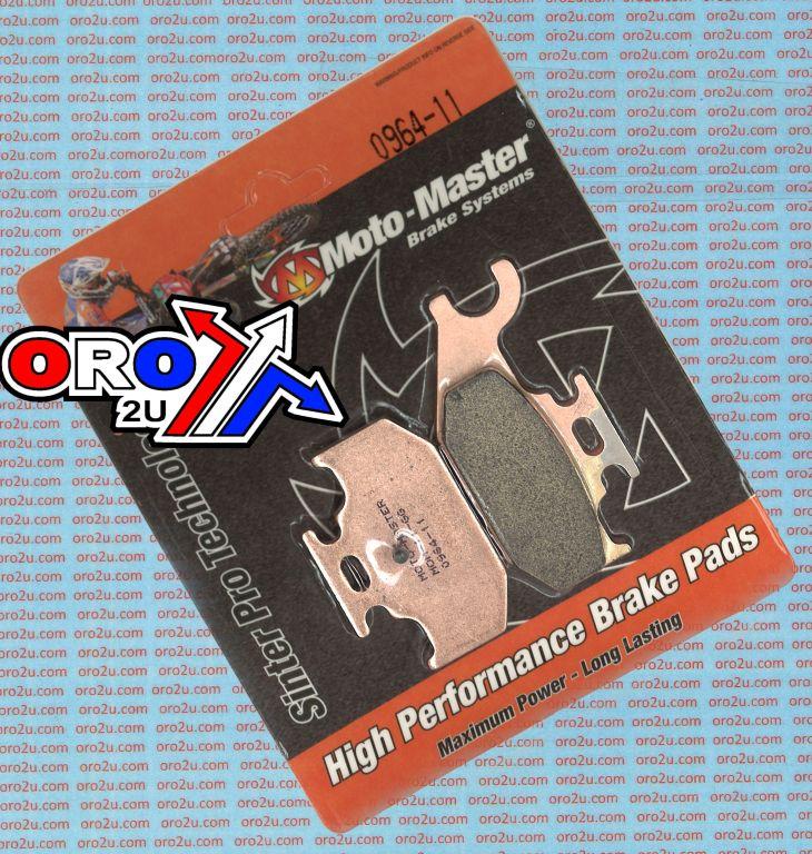 BRAKE PADS MOTO-MASTER, SEMI-METALLIC STD 096411 thumbnail 2