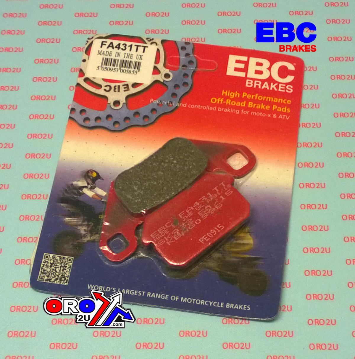 BRAKE PADS EBC FA431TT thumbnail 2