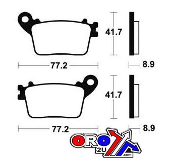 BRAKE PADS SINTERED METAL, SIFAM S1174N (FA436HH), 39-436 thumbnail 2