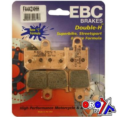 BRAKE PADS SINTERED METAL 4pcs, EBC FA442/4HH (VD444) thumbnail 2