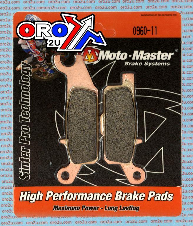 BRAKE PADS MOTO-MASTER, SEMI-METALLIC STD 096011 thumbnail 2