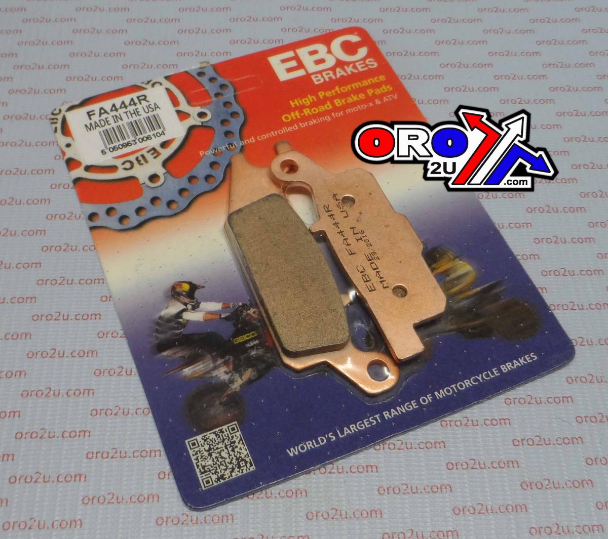 BRAKE PADS SINTERED METAL, EBC FA444R thumbnail 2