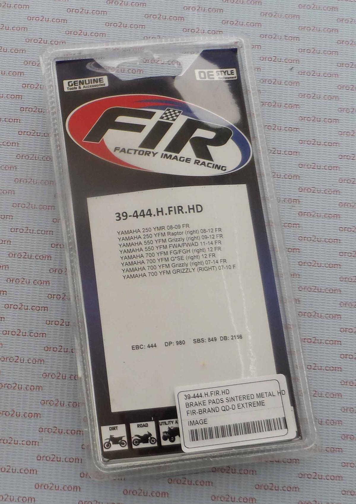 BRAKE PADS SINTERED METAL HD, QD-D EXTREME, DB2156 QD-D thumbnail 4