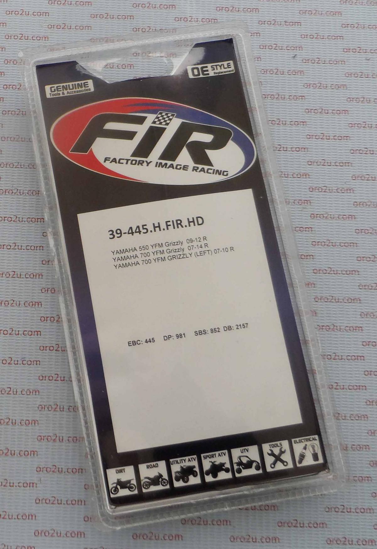 BRAKE PADS SINTERED METAL HD, QD-D EXTREME, DB2157 QD-D, BP227DDDD thumbnail 3