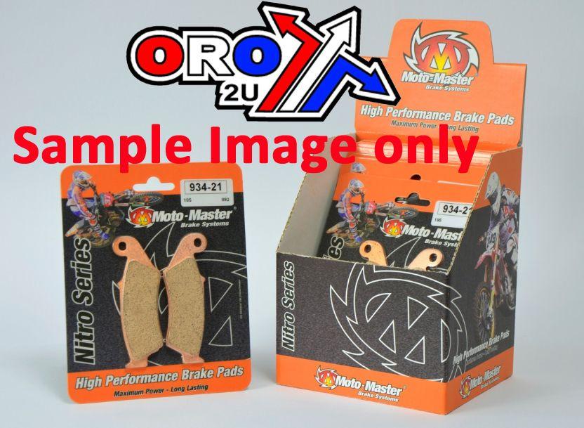 BRAKE PADS SINTERED NITRO, MOTO-MASTER 096221, 39-445 image 1