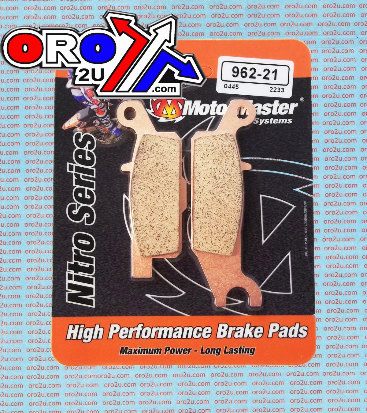 BRAKE PADS SINTERED NITRO, MOTO-MASTER 096221, 39-445 thumbnail 3