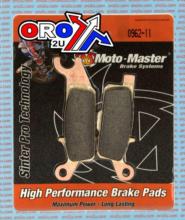 BRAKE PADS DISC MOTO-MASTER, SEMI-METALLIC STD 096211 image 1
