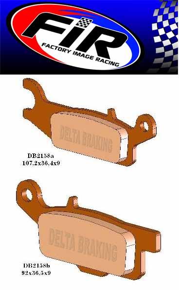 BRAKE PADS SINTERED METAL HD, QD-D EXTREME, DB2158 QD-D, BP228DDDD thumbnail 3