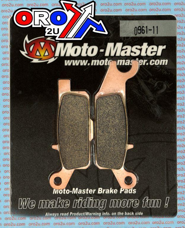 BRAKE PADS DISC MOTO-MASTER, SEMI-METALLIC STD 096111 image 1